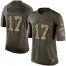Nike Washington Football Team #17 Terry McLaurin Green Mens Stitched NFL Limited 2015 Salute To Service Jersey