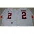 Alabama Crimson Tide #2 Jalen Hurts White Limited Stitched NCAA Jersey