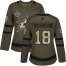 Adidas Dallas Stars #18 Jason Dickinson Green Salute to Service Womens 2020 Stanley Cup Final Stitched NHL Jersey