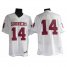 Oklahoma Sooners 14 Sam Bradford White NCAA Jerseys