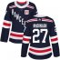Adidas New York Rangers #27 Ryan McDonagh Navy Blue Authentic 2018 Winter Classic Womens Stitched NHL Jersey