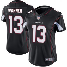 Nike Arizona Cardinals #13 Kurt Warner Black Alternate Womens Stitched NFL Vapor Untouchable Limited Jersey
