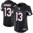 Nike Arizona Cardinals #13 Kurt Warner Black Alternate Womens Stitched NFL Vapor Untouchable Limited Jersey