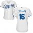 Kansas City Royals #16 Bo Jackson White Home Womens Stitched MLB Jersey