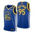Nike Golden State Warriors #95 Juan Toscano-Anderson Royal Mens 2022 NBA Finals Icon Edition 75th Anniversary Diamond Swingman Jersey Mens