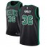 Mens Nike Boston Celtics #36 Marcus Smart Black NBA Swingman Statement Edition Jersey