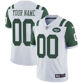 Nike New York Jets Customized White Stitched Vapor Untouchable Limited Mens NFL Jersey