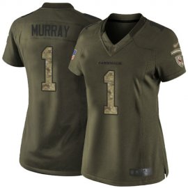 Nike Arizona Cardinals #1 Kyler Murray Green Womens Stitched NFL Limited 2015 Salute to Service Jersey