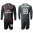 AC Milan #99 Donnarumma Third Long Sleeves Soccer Club Jersey