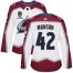 Adidas Colorado Avalanche #42 Josh Manson White Womens 2022 Stanley Cup Champions Road Authentic Stitched NHL Jersey Womens