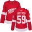 Adidas Detroit Red Wings #59 Tyler Bertuzzi Red Home Authentic Womens Stitched NHL Jersey