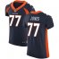 Nike Denver Broncos #77 Sam Jones Navy Blue Alternate Mens Stitched NFL Vapor Untouchable Elite Jersey