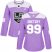 Adidas Los Angeles Kings #99 Wayne Gretzky Purple Authentic Fights Cancer Womens Stitched NHL Jersey