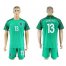 France #13 Mangala Green Goalkeeper Soccer Country Jersey