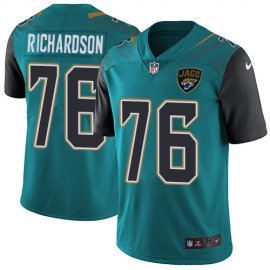 Nike Jacksonville Jaguars #76 Will Richardson Teal Green Alternate Mens Stitched NFL Vapor Untouchable Limited Jersey