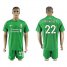 Liverpool #22 Mignolet Green Goalkeeper Soccer Club Jersey