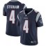 Nike New England Patriots #4 Jarrett Stidham Navy Blue Team Color Mens Stitched NFL Vapor Untouchable Limited Jersey