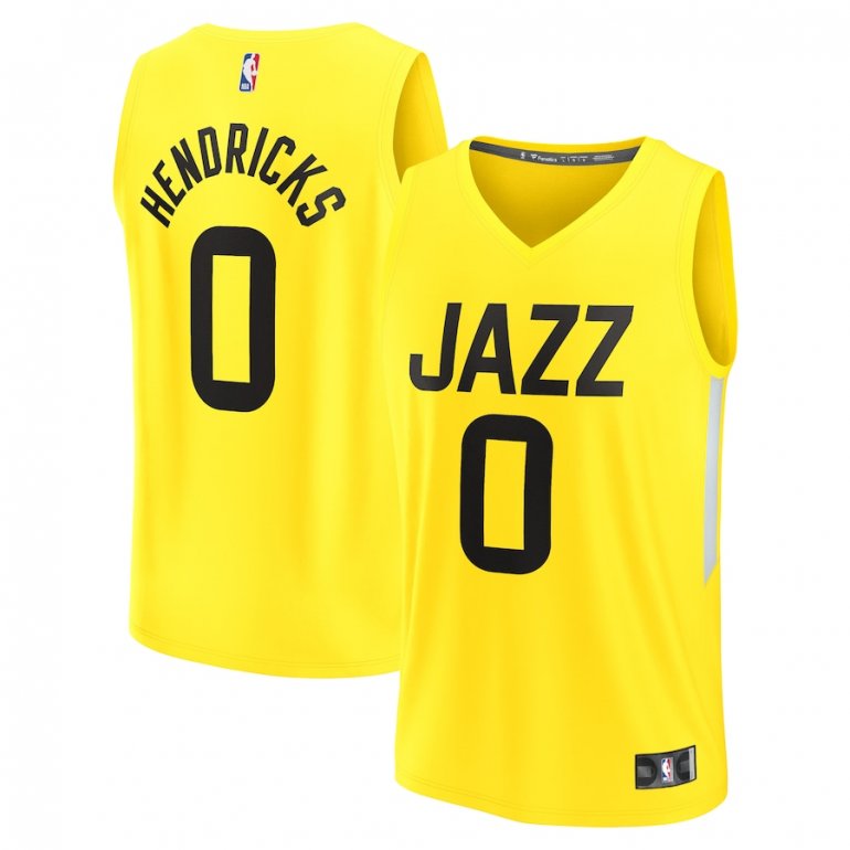 Draft Pick Utah Jazz Fanatics Branded 2023 NBA Draft First Round Pick Fast Break Replica Jersey – Icon Edition – Yellow Draft Pick Utah Jazz Fanatics Branded 2023 NBA Draft First Round Pick Fast Break Replica Jersey – Icon Edition – Yellow