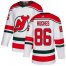 Adidas New Jersey Devils #86 Jack Hughes White Alternate Authentic Stitched NHL Jersey