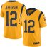 Nike Los Angeles Rams #12 Van Jefferson Gold Youth Stitched NFL Limited Rush Jersey