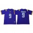 LSU Tigers #9 Joe Burrow Purple Limited Stitched College Jersey