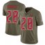 Tampa Bay Buccaneers #28 Leonard Fournette Olive Mens Stitched NFL Limited 2017 Salute To Service Jersey