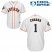 Houston Astros #1 Carlos Correa White Cool Base 2019 World Series Bound Stitched Youth MLB Jersey