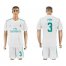 Real Madrid #3 Pepe White Home Soccer Club Jersey