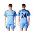 Manchester City #24 Stones Home Soccer Club Jersey