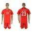 Brazil #23 EDERSON Red Goalkeeper 2018 FIFA World Cup Soccer Jersey