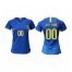 Womens Brazil Personalized Away Soccer Country Jersey