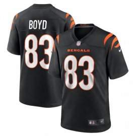 Cincinnati Cincinnati Bengals #83 Tyler Boyd Black Youth Nike Game Jersey