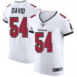 Tampa Bay Buccaneers #54 Lavonte David Mens Nike White Vapor Elite Jersey