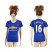 Womens Manchester United #16 Carrick Away Soccer Club Jersey
