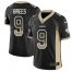Nike New Orleans Saints #9 Drew Brees Black Team Color Mens Stitched NFL Limited Rush Drift Fashion Jersey