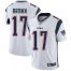 Nike New England Patriots #17 Antonio Brown White Youth Stitched NFL Vapor Untouchable Limited Jersey
