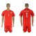 Brazil #1 BECKER Red Goalkeeper 2018 FIFA World Cup Soccer Jersey