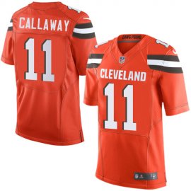 Nike Cleveland Browns #11 Antonio Callaway Orange Alternate Mens Stitched NFL Elite Jersey