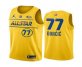 Mens 2021 All-Star #77 Luka Doncic Yellow Western Conference Stitched NBA Jersey