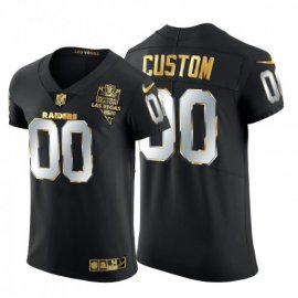 Las Vegas Raiders Custom Mens Nike Black Edition Vapor Untouchable Elite NFL Jersey