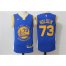 Golden State Warriors 2016 Record Breaking Season Exclusive 73 Wins Royal Swingman Jersey