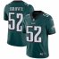Nike Philadelphia Eagles #52 Asantay Brown Midnight Green Team Color Mens Stitched NFL Vapor Untouchable Limited Jersey