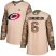 Adidas Carolina Hurricanes #6 Joel Edmundson Camo Authentic 2017 Veterans Day Stitched NHL Jersey