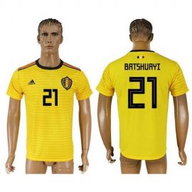 Belgium #21 Batshuayi Away Soccer Country Jersey