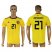 Belgium #21 Batshuayi Away Soccer Country Jersey