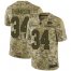 Nike Kansas City Chiefs #34 Darwin Thompson Camo Mens Stitched NFL Limited 2018 Salute To Service Jersey