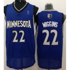 Minnesota Timberwolves 22 Andrew Wiggins Blue Revolution 30 NBA Jerseys