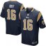 Nike Los Angeles Rams #16 Jared Goff Navy Blue Team Color Youth Stitched NFL Elite Jersey