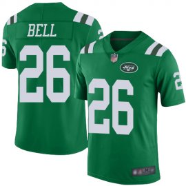 Nike New York Jets #26 LeVeon Bell Green Youth Stitched NFL Limited Rush Jersey