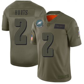 Nike Philadelphia Eagles #2 Jalen Hurts Camo Youth Stitched NFL Limited 2019 Salute To Service Jersey